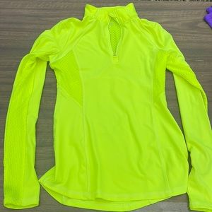 3️⃣ for $10 1/4 zip long sleeve shirt- high-visibility